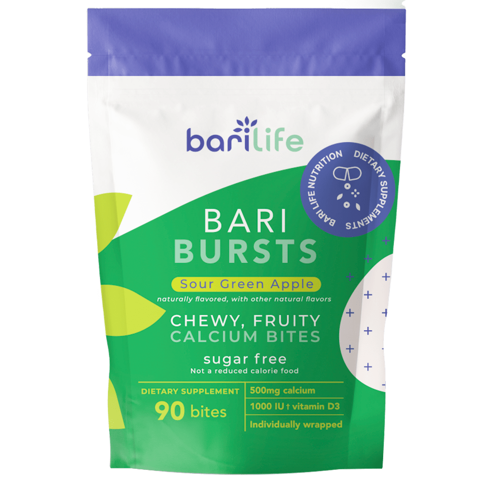 Bari Life Bari Bursts Sour Green Apple mockup front